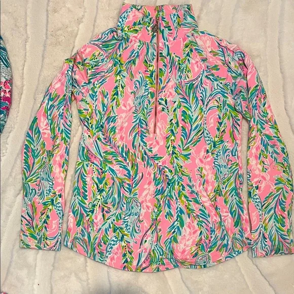 🦄HTF Lilly Pulitzer Skipper Popovers half-zip set of 7!!! 5XS+2S like new & NWT - Picture 6 of 11